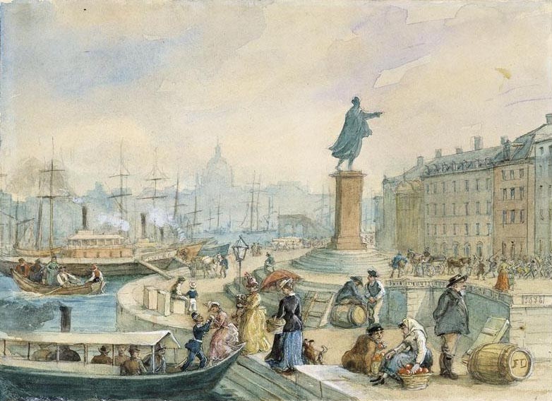 fritz von dardel Skeppsbron vid Gustav IIIs staty